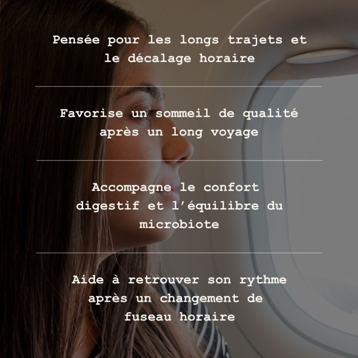 Trousse de voyage long courrier