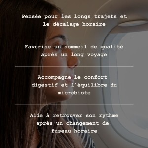 Trousse de voyage long courrier
